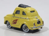 Disney Pixar Cars Fiat 500 Luigi Yellow Die Cast Toy Car Vehicle W2097