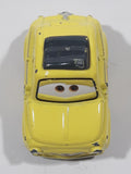 Disney Pixar Cars Fiat 500 Luigi Yellow Die Cast Toy Car Vehicle W2097