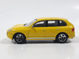 RealToy Porsche Cayenne Turbo Yellow 1:61 Scale Die Cast Toy Car Vehicle