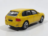 RealToy Porsche Cayenne Turbo Yellow 1:61 Scale Die Cast Toy Car Vehicle