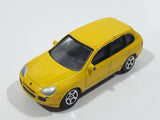 RealToy Porsche Cayenne Turbo Yellow 1:61 Scale Die Cast Toy Car Vehicle