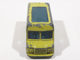 Vintage 1960s Husky Commer 'Walk-Thru' Van Lime Green Die Cast Toy Car Vehicle with Sliding Doors Made in Gt. Britain