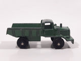 Vintage Marx Dump Truck Army Green 2 1/4" Die Cast Toy Car Vehicle Made in Hong Kong