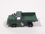Vintage Marx Dump Truck Army Green 2 1/4" Die Cast Toy Car Vehicle Made in Hong Kong