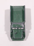 Vintage Marx Dump Truck Army Green 2 1/4" Die Cast Toy Car Vehicle Made in Hong Kong