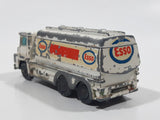 Vintage 1960s Husky Models Tanker Esso White Die Cast Toy Car Vehicle Made in Gt. Britain