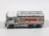 Vintage 1960s Husky Models Tanker Esso White Die Cast Toy Car Vehicle Made in Gt. Britain