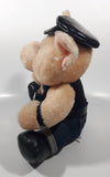 1992 Play By Play Harley Davidson Motor Cycles 10" Tall Pig in Leather Biker Clothing Stuffed Animal Plush Plushy