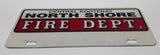 Central Kootenay North Shore Fire Dept Metal Vehicle License Plate Tag Topper 4 1/4" x 10"