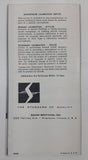 Vintage Shure Brothers Reactance Slide Rule Stereo Components Advertising Brochure Pamphlet