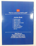 1987 McDonald's Walt Disney's The Sword in the Stone Activity Book
