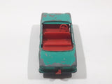 Vintage Lesney No. 56 Fiat 1500 Teal Die Cast Toy Car Vehicle Made in England
