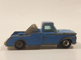 Vintage Husky Ford F350 Tow Truck Blue Die Cast Toy Car Vehicle Made in Gt. Britain