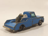 Vintage Husky Ford F350 Tow Truck Blue Die Cast Toy Car Vehicle Made in Gt. Britain