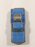 Vintage Husky Ford F350 Tow Truck Blue Die Cast Toy Car Vehicle Made in Gt. Britain