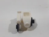Motorcycle with Side Car White Plastic Toy Car Vehicle
