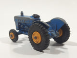 Vintage Lesney Matchbox Series No. 39 Ford Tractor Blue Die Cast Toy Farm Vehicle