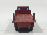 Vintage 1970s Lesney Matchbox Series Ergomatic Cab Pipe Truck Red Die Cast Toy Car Vehicle Made in England
