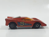 Vintage 1972 Lesney Matchbox Superfast No. 7 Hairy Hustler Amber Orange Die Cast Toy Car Vehicle