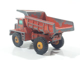 Vintage 1968 Lesney Matchbox Series No. 28 Mack Dump Truck Orange Die Cast Toy Car Vehicle