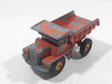 Vintage 1968 Lesney Matchbox Series No. 28 Mack Dump Truck Orange Die Cast Toy Car Vehicle