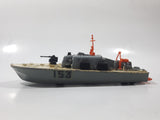 Vintage Dinky Toys Motor Patrol Boat 153 Grey and Cream Die Cast Toy Car Vehicle Made in England