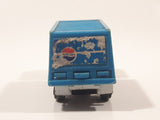 Vintage Super Wheels Pepsi Delivery Truck White and Blue Die Cast Toy Car Vehicle Made in Hong Kong
