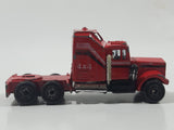 Vintage Semi Truck Red Die Cast Toy Car Vehicle