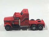 Vintage Semi Truck Red Die Cast Toy Car Vehicle