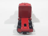 Vintage Semi Truck Red Die Cast Toy Car Vehicle