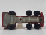 Vintage Yatming Ford F600 Cabover Semi Truck Tractor Rig Red Die Cast Toy Car Vehicle