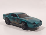 1999 Hot Wheels Camaro Z28 Metalflake Aqua Green Die Cast Toy Car Vehicle