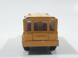 2001 Matchbox City Dudes School Bus "Burton Hill Elementary" Buffalos Yellow Die Cast Toy Car Vehicle with Opening Door