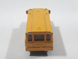 2001 Matchbox City Dudes School Bus "Burton Hill Elementary" Buffalos Yellow Die Cast Toy Car Vehicle with Opening Door