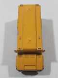 2001 Matchbox City Dudes School Bus "Burton Hill Elementary" Buffalos Yellow Die Cast Toy Car Vehicle with Opening Door