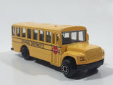 2010 Maisto Fresh Metal School District 2 School Bus Yellow Die Cast Toy Car Vehicle