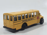 2010 Maisto Fresh Metal School District 2 School Bus Yellow Die Cast Toy Car Vehicle