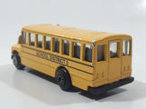 2010 Maisto Fresh Metal School District 2 School Bus Yellow Die Cast Toy Car Vehicle