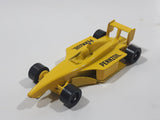 Golden Wheels Formula 1 Pennzoil Yellow Die Cast Toy Race Car Vehicle