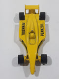 Golden Wheels Formula 1 Pennzoil Yellow Die Cast Toy Race Car Vehicle