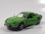 Rare Vintage PlayArt Renault a110 Green Die Cast Toy Car Vehicle with Opening Doors