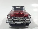 Yatming Road Tough Classic Runners No. 8802 Cadillac Red 1/43 Scale Die Cast Toy Car Vehicle with Opening Doors