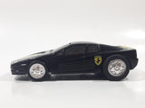 1987 Mattel Arco Ferrari Testarossa Black Pull Back Die Cast Toy Car Vehicle