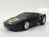 1987 Mattel Arco Ferrari Testarossa Black Pull Back Die Cast Toy Car Vehicle