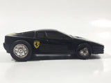 1987 Mattel Arco Ferrari Testarossa Black Pull Back Die Cast Toy Car Vehicle