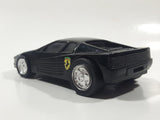 1987 Mattel Arco Ferrari Testarossa Black Pull Back Die Cast Toy Car Vehicle