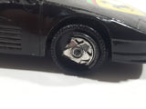 1987 Mattel Arco Ferrari Testarossa Black Pull Back Die Cast Toy Car Vehicle