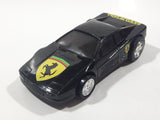 1987 Mattel Arco Ferrari Testarossa Black Pull Back Die Cast Toy Car Vehicle