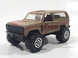 1988 Hartoy Coca Cola Coke Soda Pop Chevrolet Blazer Brown White Red Die Cast Toy Car Vehicle with Opening Doors