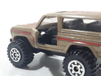 1988 Hartoy Coca Cola Coke Soda Pop Chevrolet Blazer Brown White Red Die Cast Toy Car Vehicle with Opening Doors